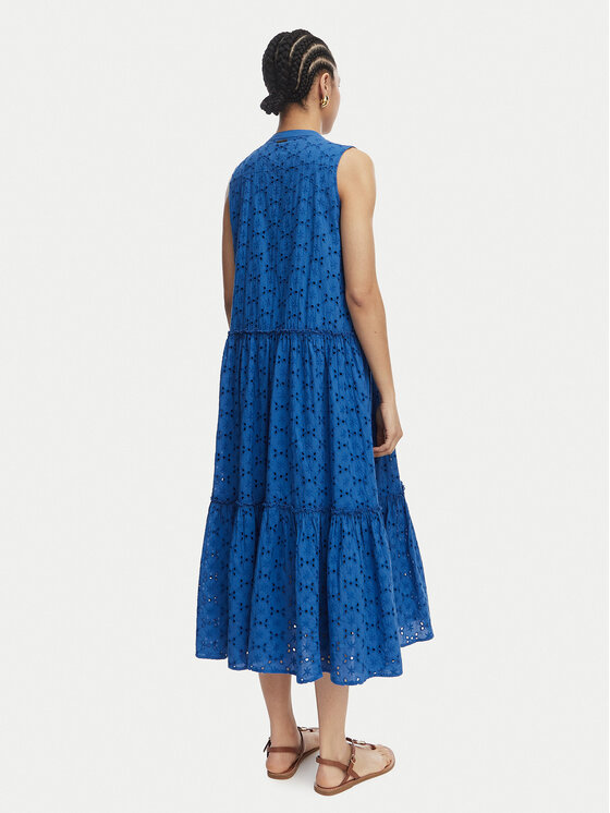 LOLA CASADEMUNT LOLA CASADEMUNT Ljetna haljina LS2616017 Plava Regular Fit