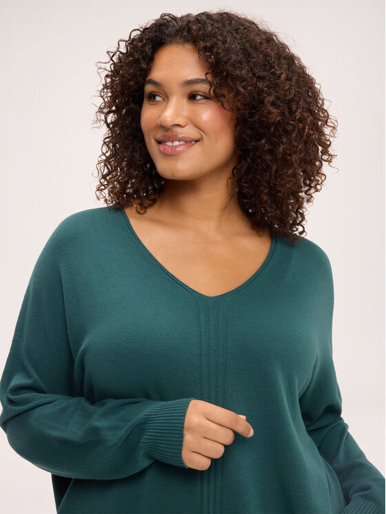 Fiorella Rubino Fiorella Rubino Sweter M346E002405N015 Zielony Over Fit