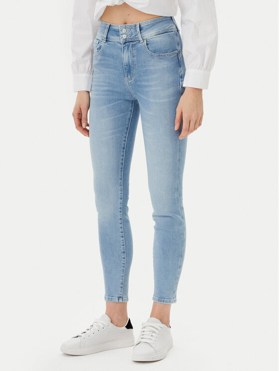 Guess Guess Jeansy W5GA34 D5PY2 Modrá Skinny Fit