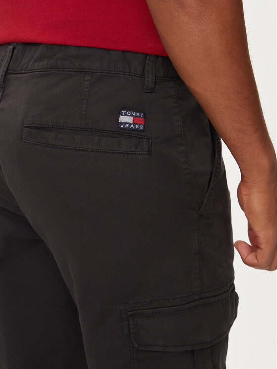 Tommy Jeans Tommy Jeans Παντελόνι υφασμάτινο Austin DM0DM20750 Μαύρο Slim Fit