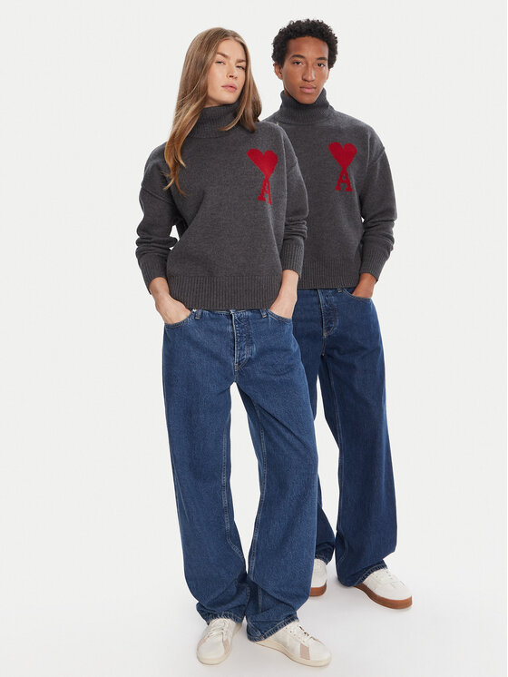 AMI Paris AMI Paris Garbó BFUKS406.018 Szürke Regular Fit