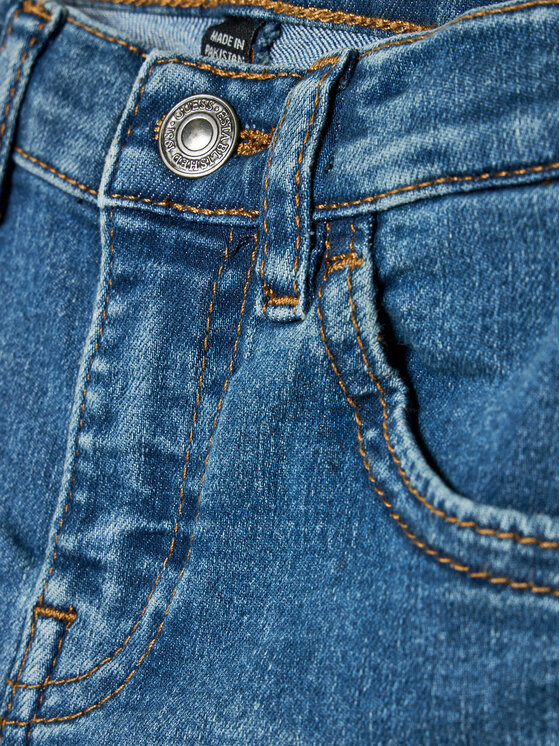 Pantaloncini di jeans N0BD00 D4H20 Blu Regular Fit...