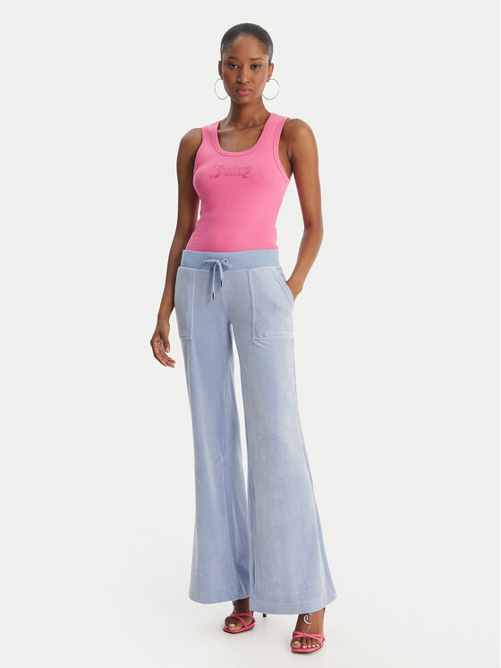 Juicy Couture Juicy Couture Felső Thin Strap JCWLV126308 Rózsaszín Slim Fit