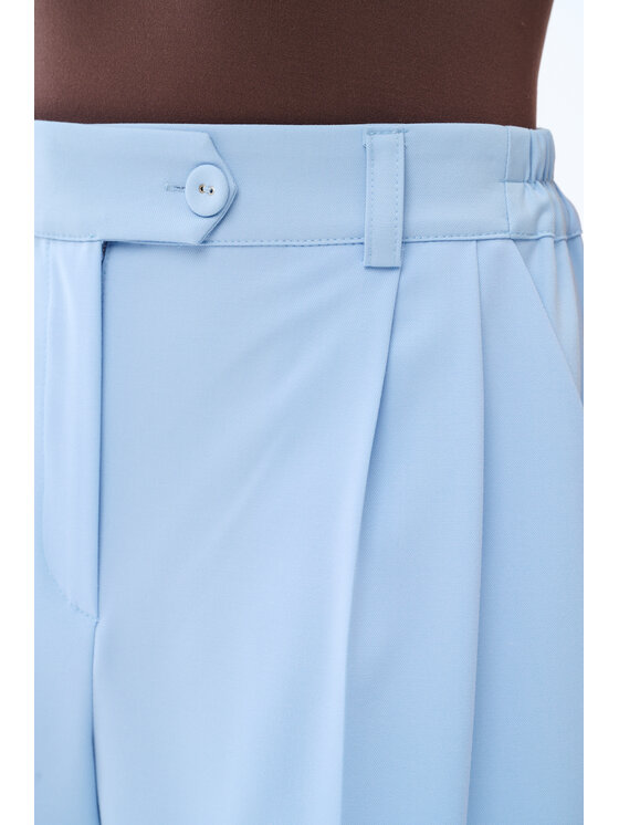 blue shadow blue shadow Bermudy Rafii Niebieski Regular Fit