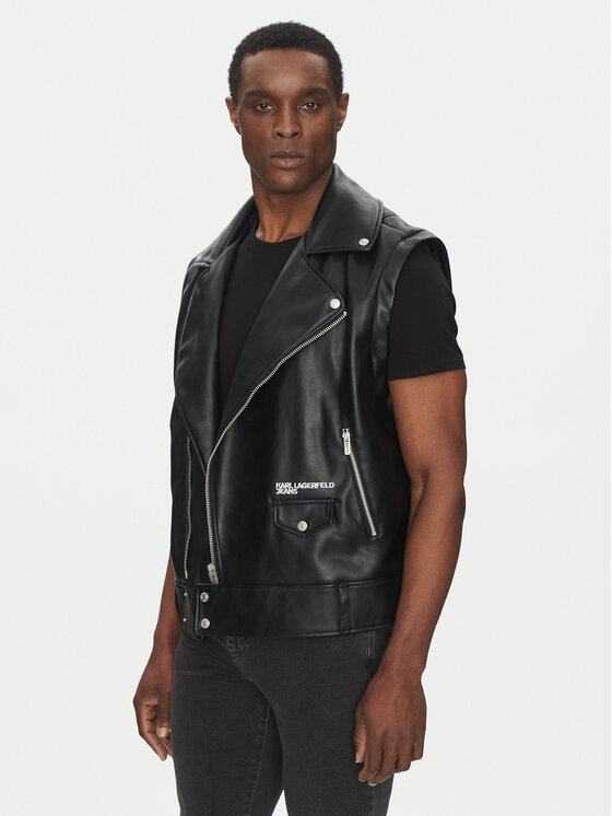 Karl Lagerfeld Jeans Karl Lagerfeld Jeans Átmeneti kabát A1M15005 Fekete Regular Fit