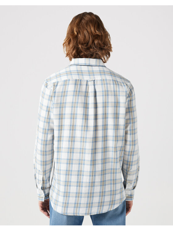 Wrangler Wrangler Koszula LS 1 PKT SHIRT Kolorowy Regular Fit