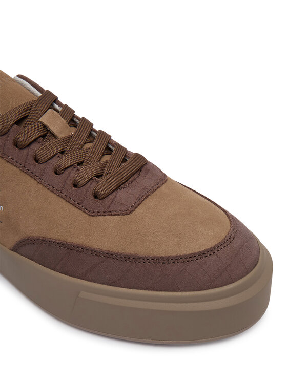 Calvin Klein Calvin Klein Sneakers Prime Cupsole Laceup Nu-Su Croc HM0HM02450 Braun