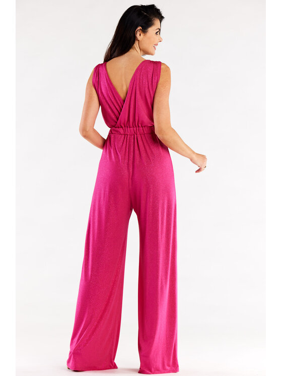 Awama Awama Kombinezon A552 Fioletowy Basic Fit