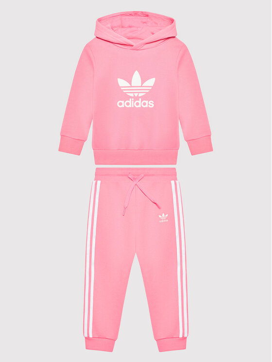 adidas adidas Спортивний костюм adicolor HK7491 Рожевий Regular Fit