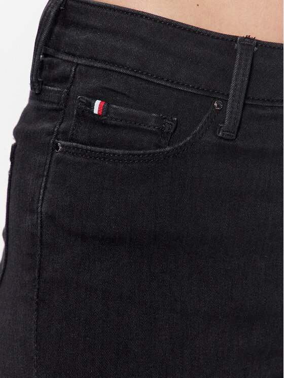 Tommy Hilfiger Tommy Hilfiger Jeansy Flex Harlem WW0WW34298 Czarny Ultra Skinny Fit