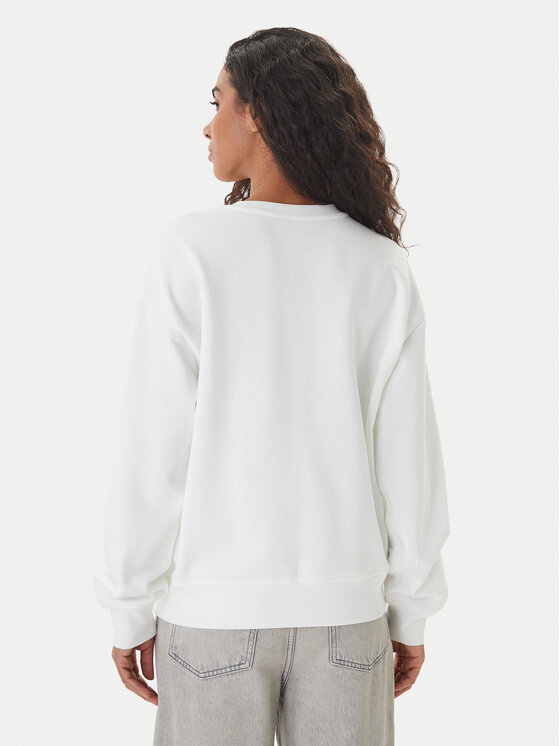 Calvin Klein Jeans Calvin Klein Jeans Μπλούζα Monologo LV047B234G Λευκό Relaxed Fit