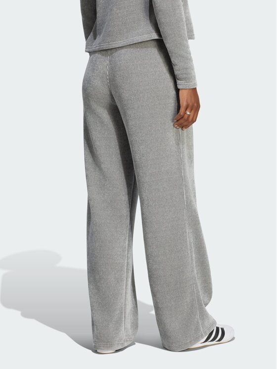 adidas adidas Spodnie materiałowe 170318 Szary Regular Fit