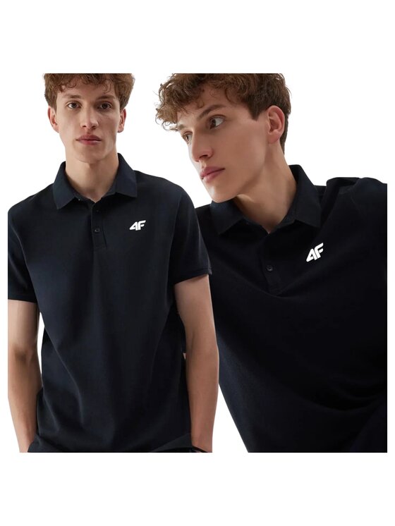 4F 4F Polokošeľa 4FWSS25TPTSM705-31S Modrá Regular Fit