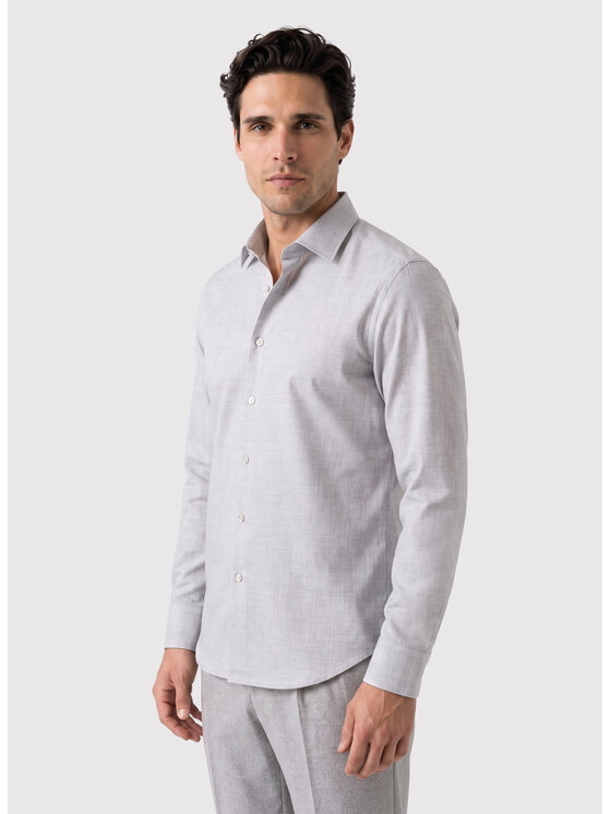 Pako Lorente Pako Lorente Koszula P26WP-1X-018 Szary Slim Fit