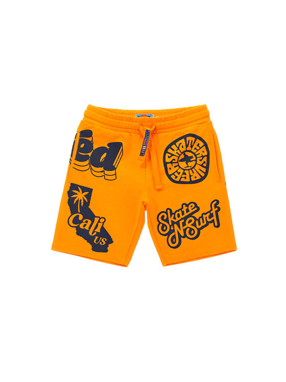 Original Marines Pantaloni scurți sport DDP2200B Portocaliu Regular Fit
