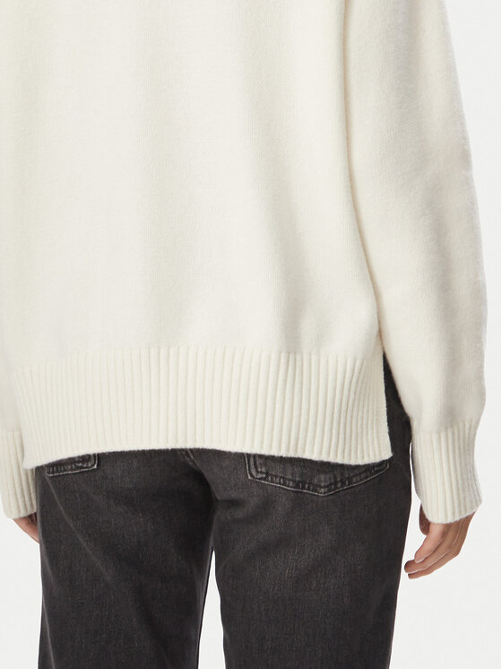 Guess Jeans Guess Jeans Sweter W6BR09 Z1252 Kremowy Relaxed Fit