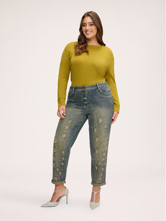 Fiorella Rubino Fiorella Rubino Jeans P40BT005450N024 Blu Boy Fit