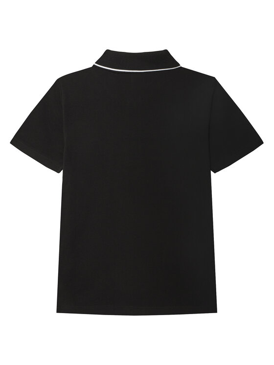 Calvin Klein Jeans Calvin Klein Jeans Polo Embro Logo IB0IB02542 D Czarny Regular Fit
