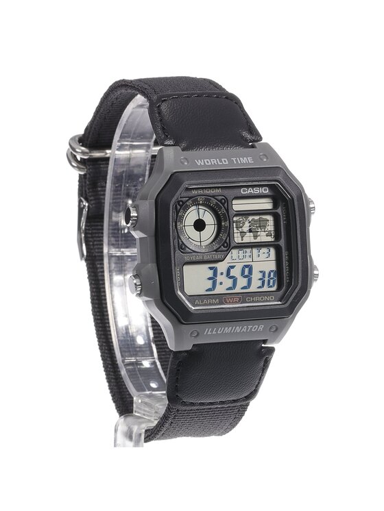 Casio Casio Ρολόι AE-1200WHUB-8AVEF Μαύρο