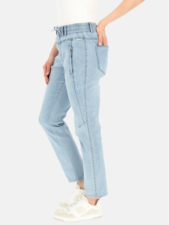 Red Button Red Button Spodnie damskie Tessy Niebieski Relaxed Fit