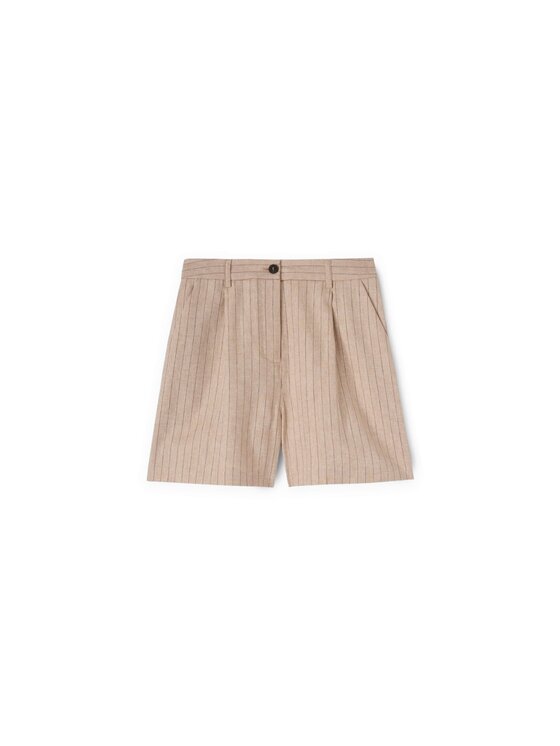 Motivi Motivi Pantaloncini P013Q003979N0R2 Écru Regular Fit