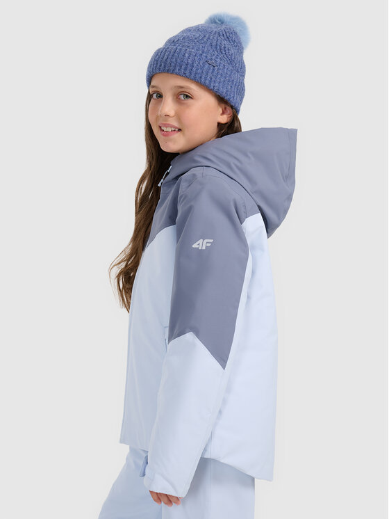 4F 4F Kurtka narciarska BASIC SKI Fioletowy jasny Regular Fit