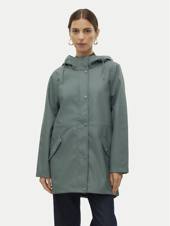 Vero Moda Vero Moda Esőkabát Malou 10266982 Zöld Regular Fit