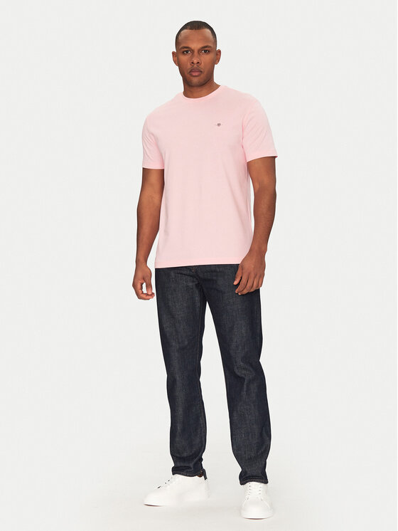 Gant Gant Футболка Shield 2003184 Рожевий Regular Fit