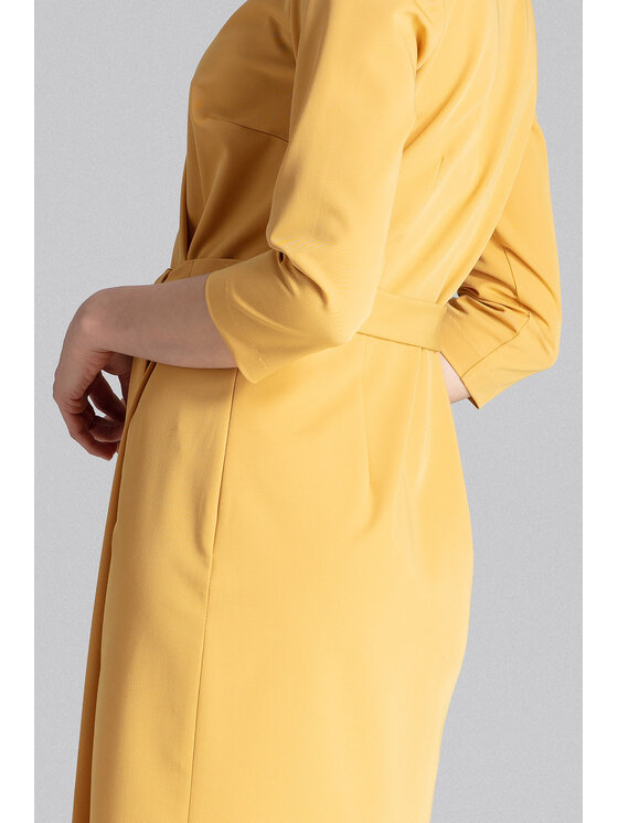 FIGL FIGL Vestito da giorno M654 Giallo Regular Fit
