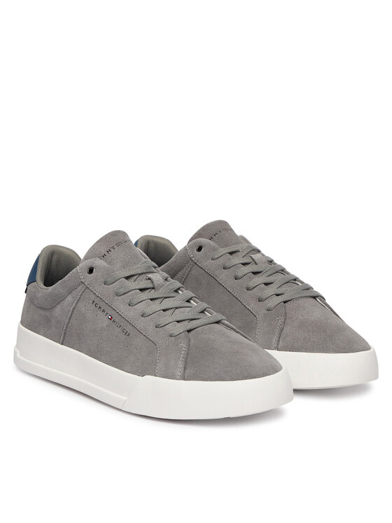 Tommy Hilfiger Tommy Hilfiger Sneakersy Th Court Suede FM0FM05824 Szary