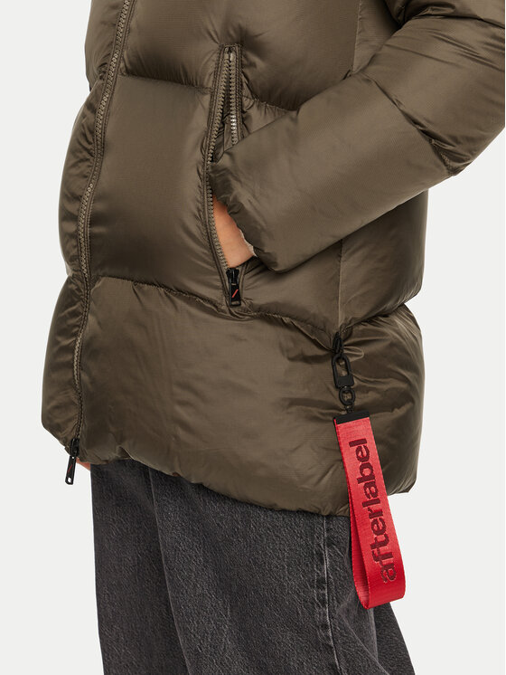 After Label After Label Geacă din puf Vienna A00029 Verde Regular Fit