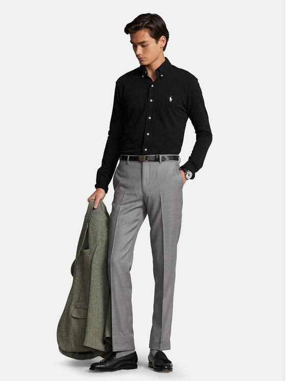 Polo Ralph Lauren Polo Ralph Lauren Srajca 710654408089 Črna Regular Fit