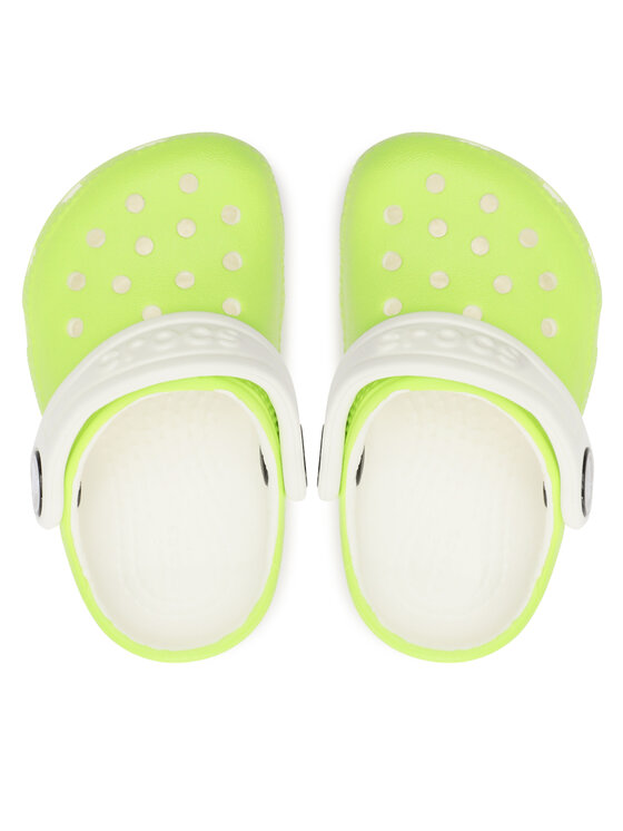 Crocs Crocs Klapki Crocs Classic Glow In The Dark Clog T 209161 Zielony