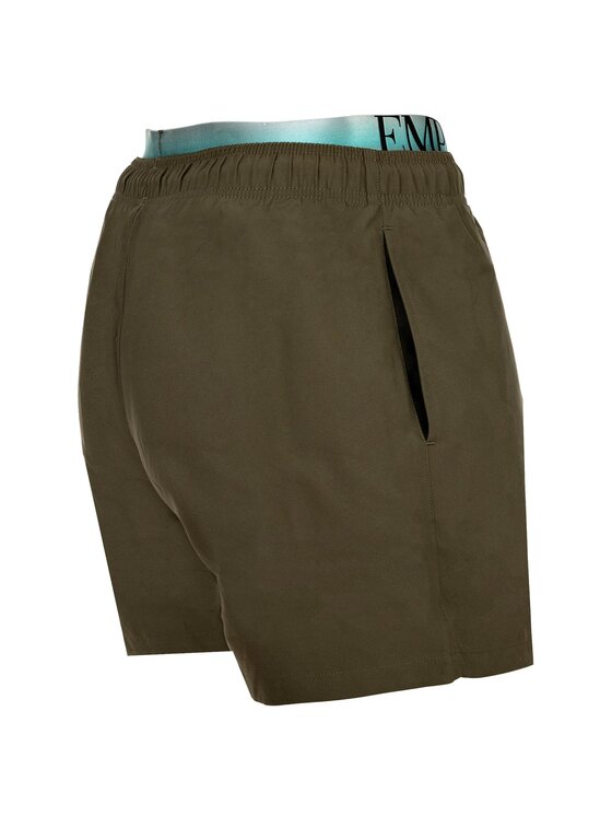 Emporio Armani Emporio Armani Szorty kąpielowe 31684 Zielony Comfort Fit