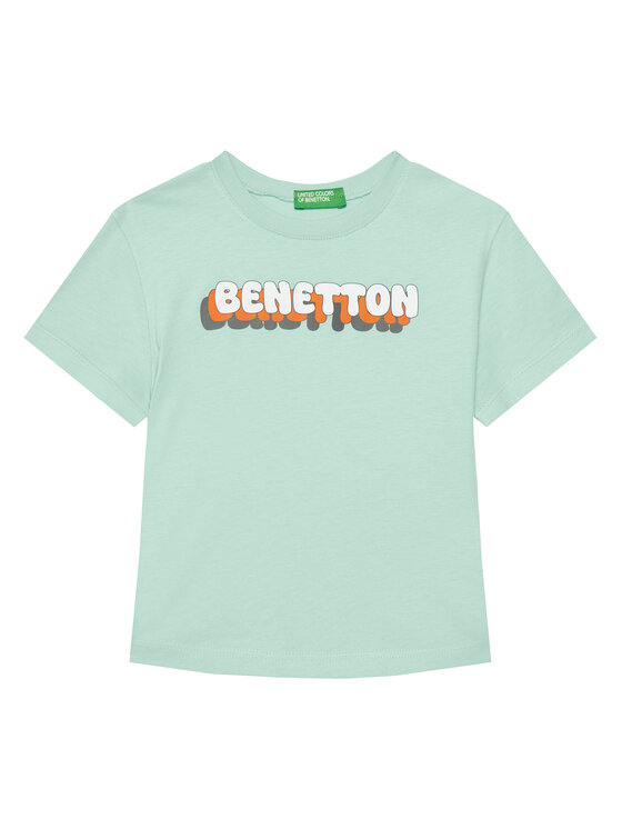 United Colors Of Benetton United Colors Of Benetton Tricou 3I1XG10HT Verde Regular Fit