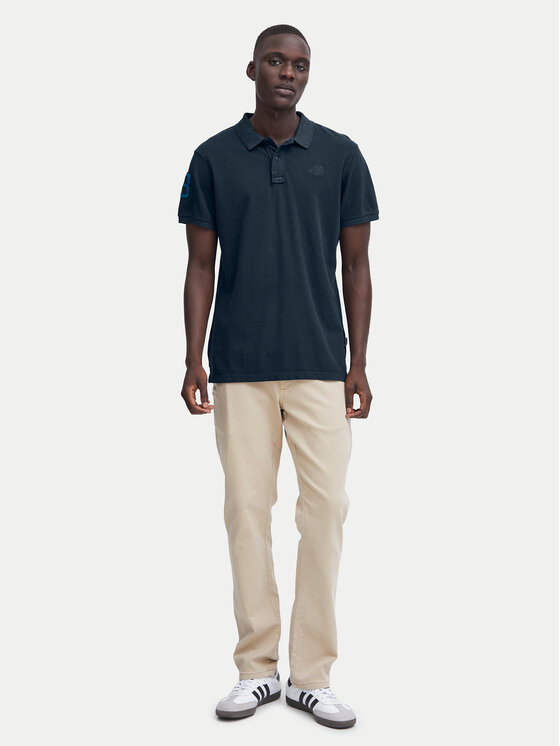 Blend Blend Polo 20716468 Tamnoplava Regular Fit