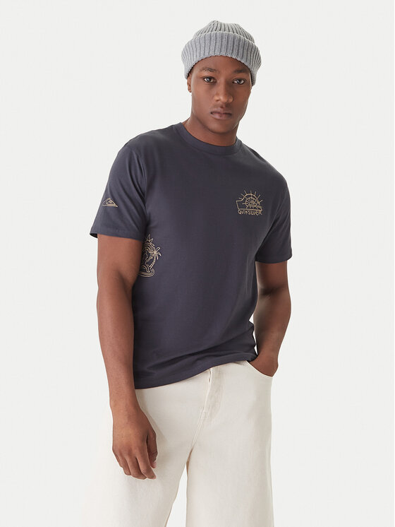 Quiksilver Quiksilver T-Shirt Evo Quik Rituals EQYZT08193 Grau Regular Fit