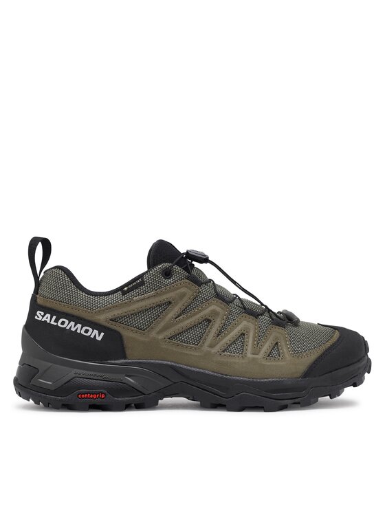 Trekkings Salomon X Ward Leather GORE-TEX L47182200 Verde