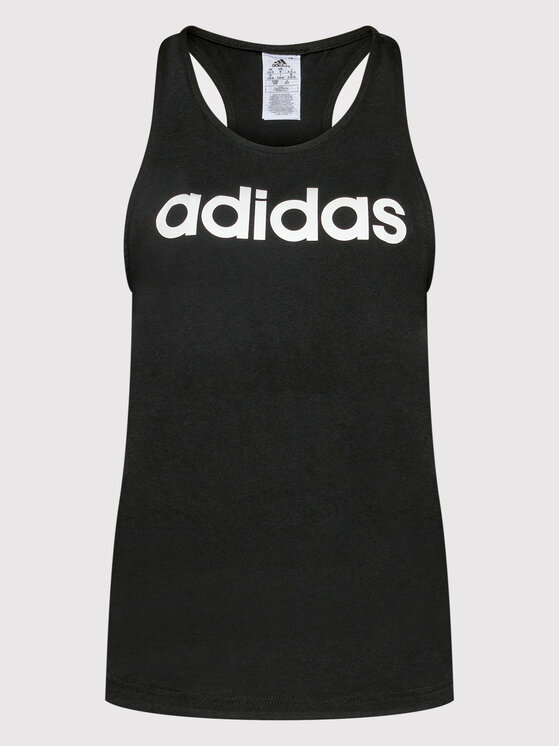 adidas adidas Felső Essentials Logo GL0566 Fekete Regular Fit