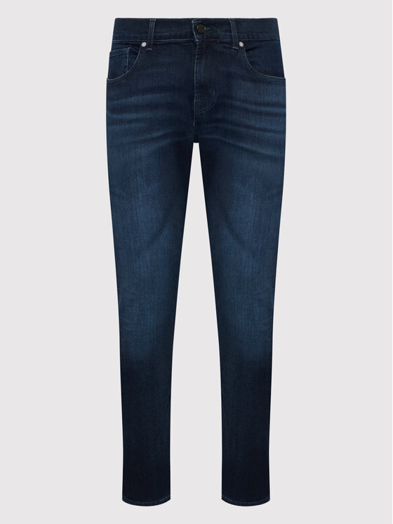 7 For All Mankind 7 For All Mankind Jeansy Luxe Performance Eco JSMXR460LL Granatowy Slim Fit