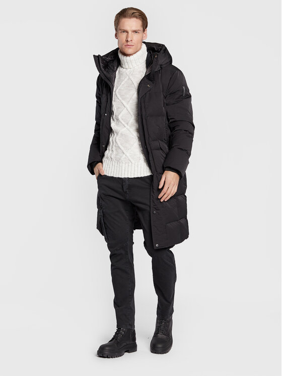 Pantaloni di tessuto PM GUM T GBTW Nero Slim Fit