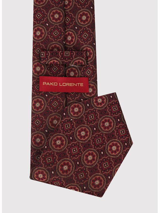 Pako Lorente Pako Lorente Krawat P26WP-KX-012 Bordowy
