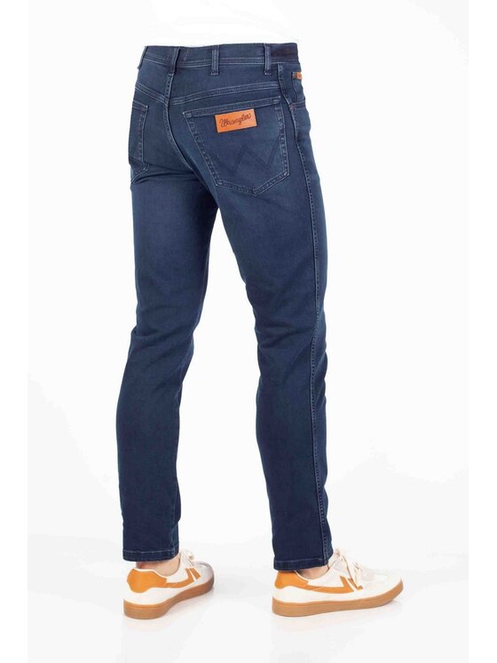Wrangler Wrangler Jeansy Texas Slim Wild Horse Granatowy Regular Fit