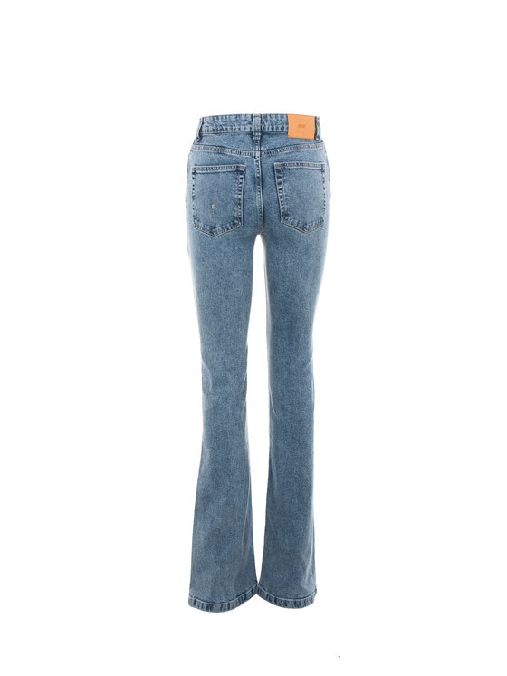 BENU BENU Jeansy JEANSY DAMSKIE Niebieski Regular Fit
