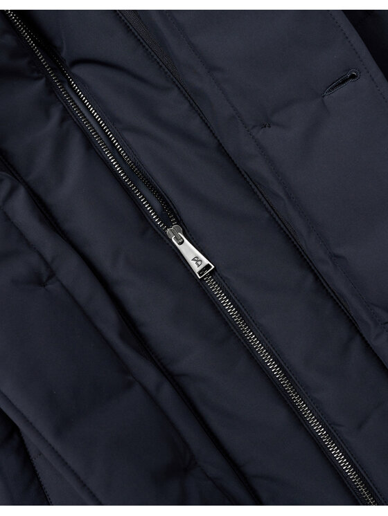 Borgio Borgio Kurtka zimowa gravina g Granatowy Slim Fit
