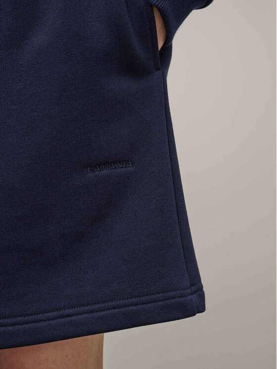 La Mania La Mania Szorty sportowe STROLL Granatowy Classic Fit