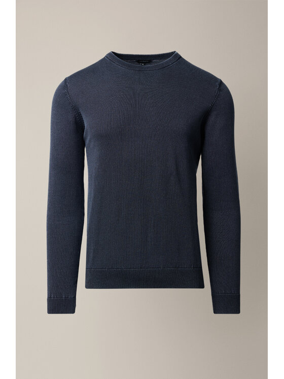 Lancerto Lancerto Sweter Gustan SW073225000069 Granatowy Regular Fit