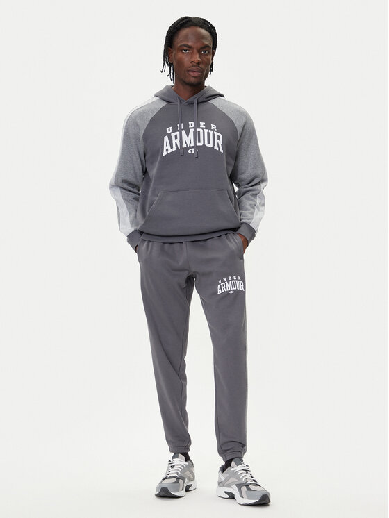 Under Armour Under Armour Bluza Ua Rival Fleece Colorblock 6003958 Szary Loose Fit