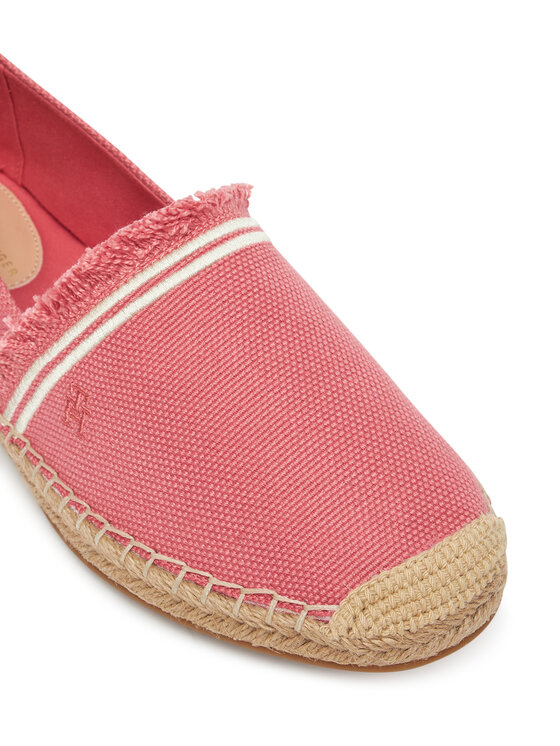 Tommy Hilfiger Tommy Hilfiger Espadrilles Fringe Canvas Closed Espadrille FW0FW08881 Rózsaszín