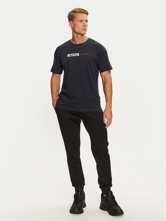 Jack&Jones Jack&Jones T-krekls Corp 12233999 Tumši zils Standard Fit